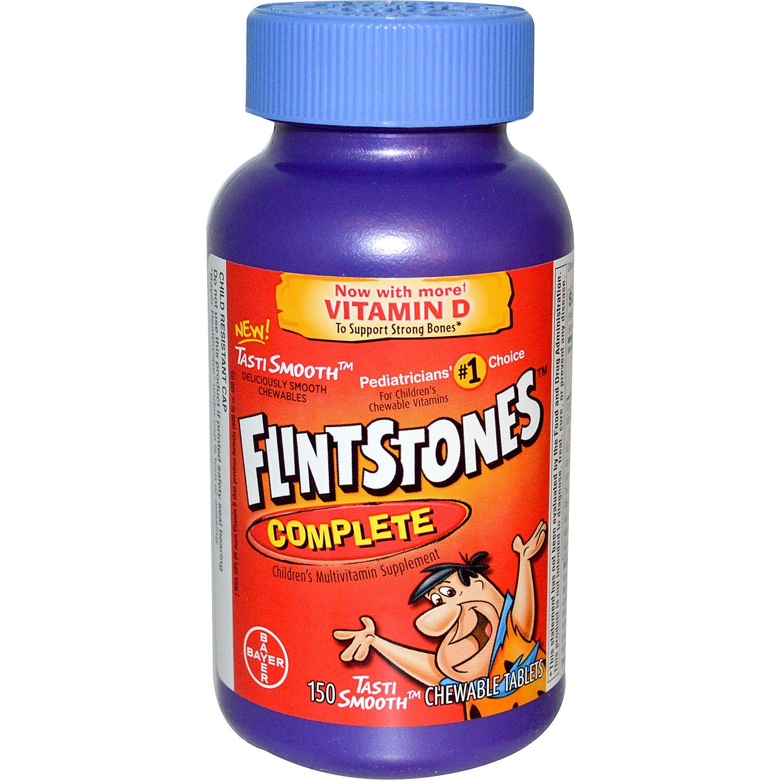 Flintstones, Мультивитаминная добавка для детей 150 жевательных таблеток