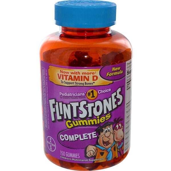 Flintstones, Gummies Complete, Children's Multivitamin Supplement, 150 ...