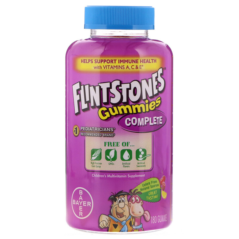 Flintstones, Complete, Children's Multivitamin, 180 Gummies iHerb