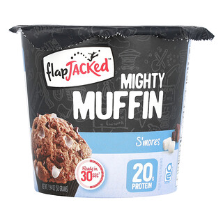FlapJacked, Mighty Muffin, S'mores, 1,94 uncia (55 g)
