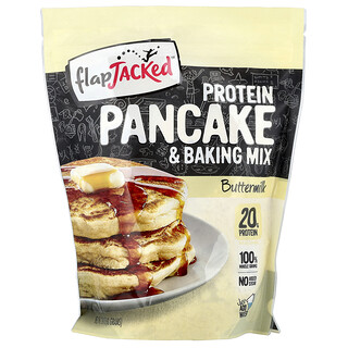 FlapJacked, Mélange protéiné pour pancakes et pâtisseries, Babeurre, 680 g
