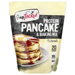 FlapJacked, Proteinpandekage- og bageblanding, kærnemælk, 680 g