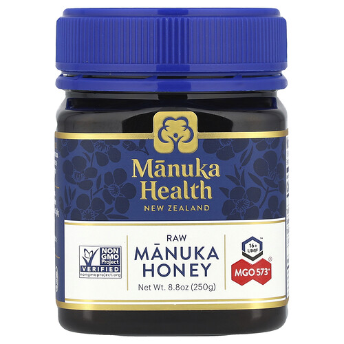 Manuka Health Raw Manuka Honey, UMF 16+™, MGO 573+, 8.8 oz (250 g)