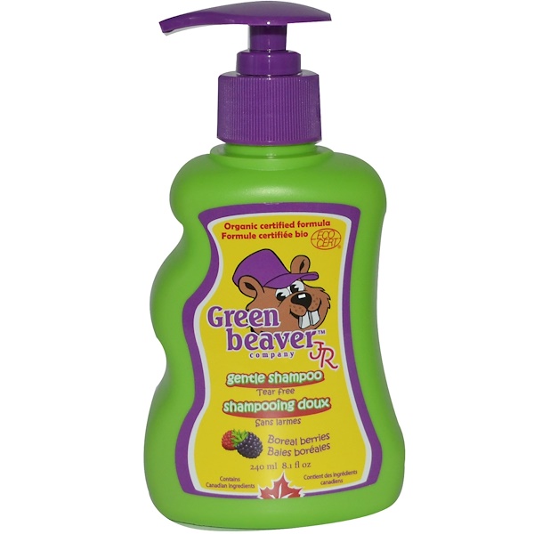 Flora, Green Beaver Jr., Gentle Shampoo Tear Free, Boreal Berries, 8.1 fl oz (240 ml) (Discontinued Item) 