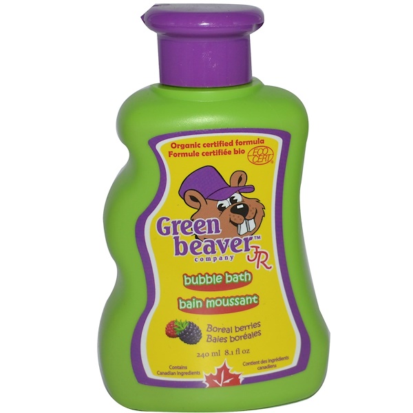 Flora, Green Beaver Jr., Bubble Bath, Boreal Berries, 8.1 fl oz (240 ml) (Discontinued Item) 