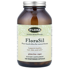 FloraSil, 180 вегетаріанських капсул (9 мг на капсулу)