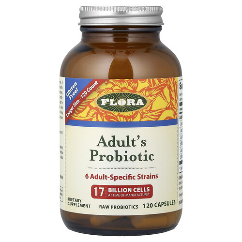 Flora Adult's Probiotic, 17 Billion Cells, 120 Capsules
