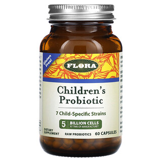 Flora, Probióticos para niños, 60 comprimidos