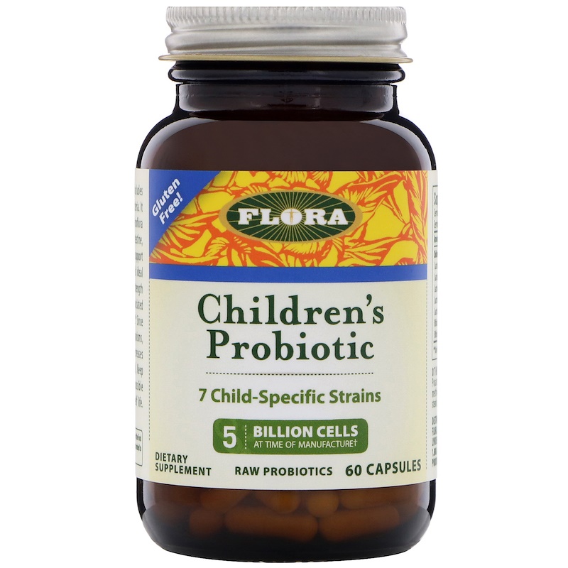 Flora, Children's Probiotic, 60 Capsules iHerb
