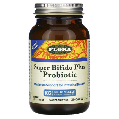 Flora Udo's Choice, Super Bifido Plus Probiotic, 102 Billion Cells, 30 Capsules