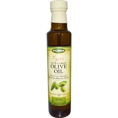 Flora Органическое оливковое масло, 8,5 жидких унций (250 мл)