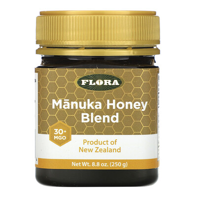 Flora Manuka Honey Blend, MGO 30+, 8.8 oz (250 g)