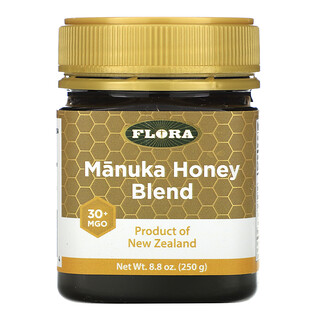 Flora, 마누카 꿀 혼합물, MGO 30+, 250g(8.8oz)