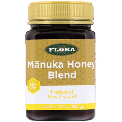 Flora Manuka Honey Blend, MGO 30+, 17.6 oz (500 g)
