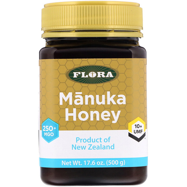 Manuka Honey, MGO 250+, 17.6 oz (500 g)