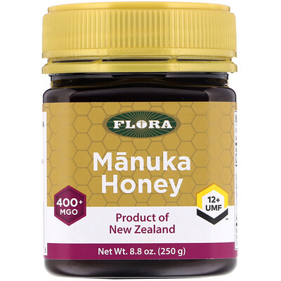 Flora Manuka Honey, MGO 400+, 8.8 oz (250 g)