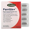 Flora, Ferritin+, Plant-Based Ferritin Iron, 30 Delayed Release Vegan Capsules