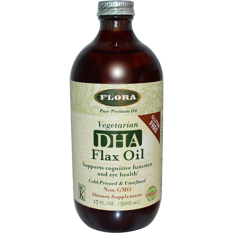 Flora, DHA Flax Oil, 17 fl oz (500 ml) iHerb