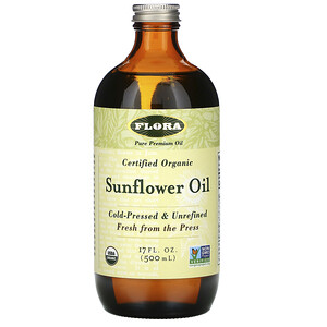 Флора, Certified Organic Sunflower Oil, 17 fl oz (500 ml) отзывы покупателей