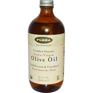 Отзывы о Флора, Certified Organic, Olive Oil, Extra-Virgin, 17 fl oz (500 ml)