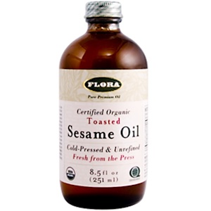 Отзывы о Флора, Sesame Oil, Toasted, 8.5 fl oz (250 ml)