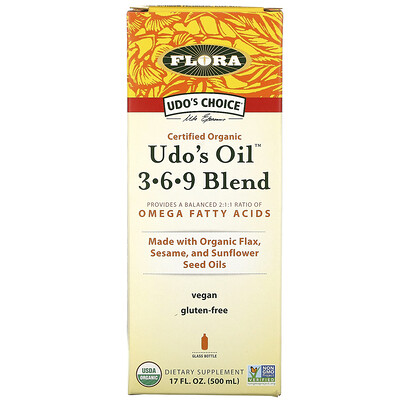 

Flora Udo's Oil 3-6-9 Blend, 17 fl oz (500 ml)