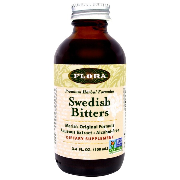 Flora, Swedish Bitters, 3.4 fl oz (100 ml) iHerb
