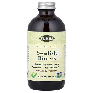 Flora, Amargo Sueco, 250 ml (8,5 fl oz)