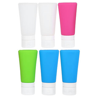 Flents, Essentials, 6 silikonflasker, 3 oz hver
