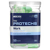 Protechs, Foam Ear Plugs, Work, 50 Pairs
