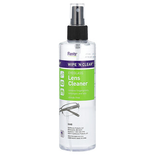 Flents, Wipe 'N Clear, Eyeglass Lens Cleaner, 8 fl oz (236.6 ml)