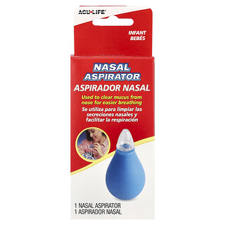 Flents, Acu-Life, Aspirateur nasal, Nourrissons, 1 spiruline