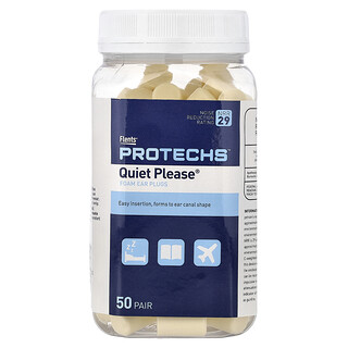 Flents, Protechs，请安静，泡沫耳塞，50 对