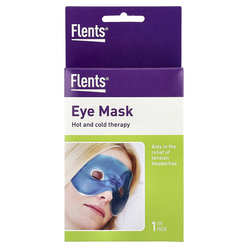 Flents, Eye Mask, Hot and Cold Therapy, Augenmaske, Wärme- und Kältetherapie, 1 Maske