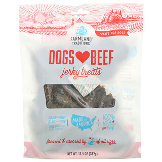 Farmland Traditions, Dogs Love Beef, Jerky Treats, 13.5 oz (382 g)