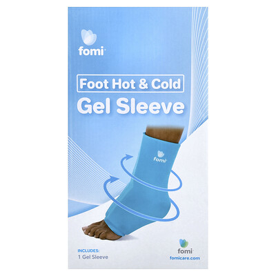 FOMI, Manga de gel para calentar y enfriar los pies, 1 manga