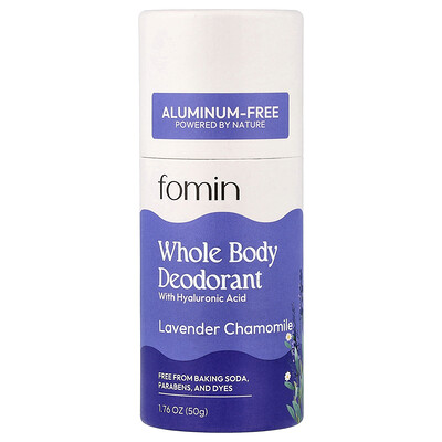 Product Image for fomin, Whole Body Deodorant, Aluminum-Free, Lavender Chamomile, 1.76 oz (50 g)