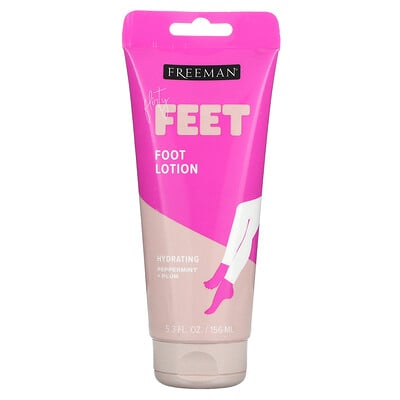 Freeman Beauty Bare Foot, увлажняющий лосьон для ног, перечная мята и слива, 150мл (5,3жидк. унции)