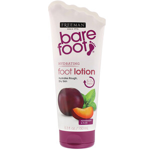 Отзывы о Freeman Beauty, Bare Foot, Hydrating, Foot Lotion, Peppermint & Plum, 5.3 fl oz (150 ml)