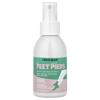 Freeman Beauty, Flirty Feet, Peeling spray istantaneo per i piedi, cocco e aloe, 118 ml