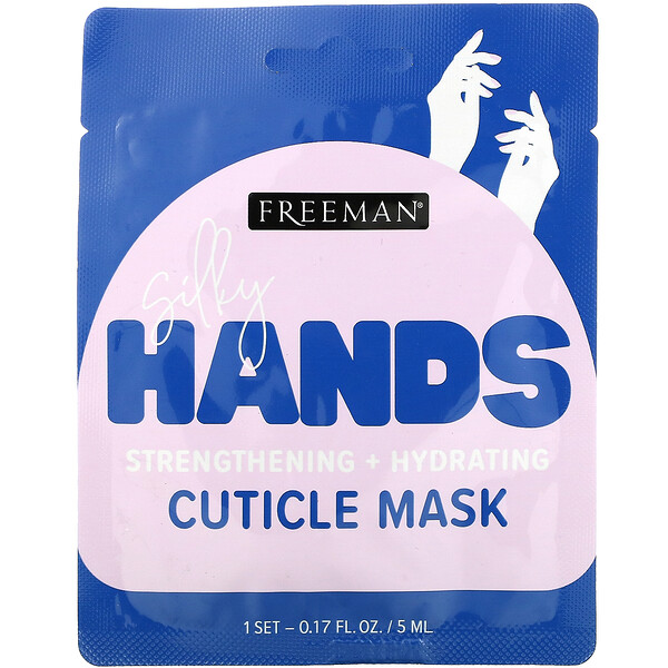 Freeman Beauty‏, Silky Hands, Cuticle Mask, 1 Pair, 0.17 fl oz (5 ml)