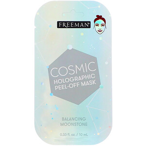 Отзывы о Freeman Beauty, Cosmic Holographic Peel-Off Mask, Balancing Moonstone, 0.33 fl oz (10 ml)