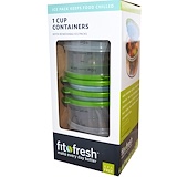 Fit & Fresh, Охлаждающие Контейнеры для Еды Объемом 1 Стакан, набор из 4 шт. отзывы