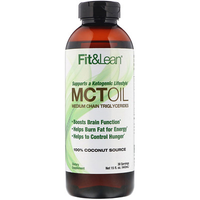 

Fit & Lean Масло MCT, 443 мл