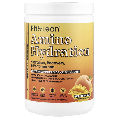 Fit & Lean, Amino Hydration, Pfirsich-Mango, 350 g (12,3 oz.)