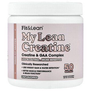 فت أند لين‏, My Lean Creatine ™ ، بدون نكهات ، 7.2 أونصات (205 جم)