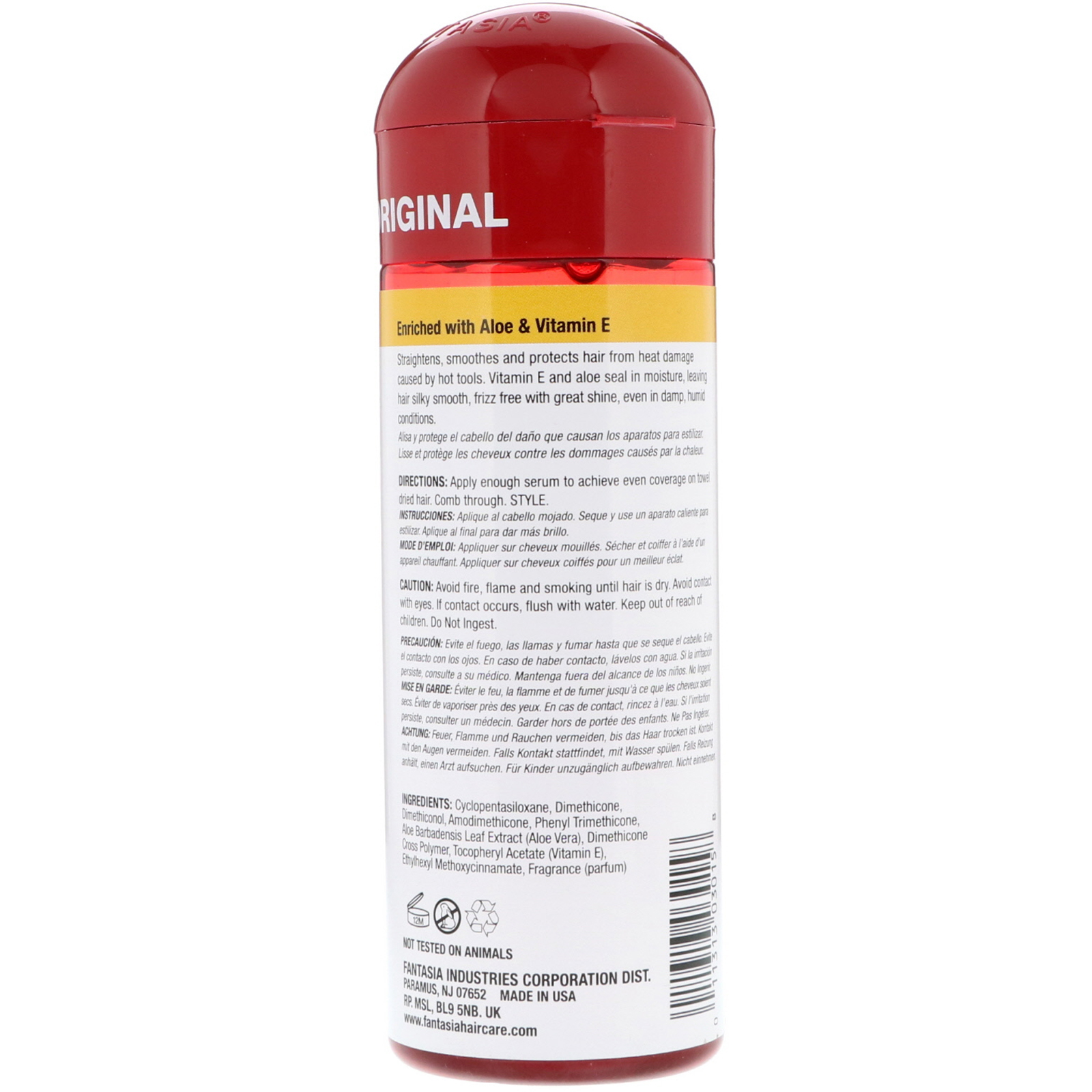 Fantasia, IC, Hair Polisher, Heat Protector Straightening Serum, 6 fl oz (178 ml) iHerb Fantasia, IC, Hair Polisher, Heat Protector Straightening Serum, 6 fl oz (178 ml) iHerb