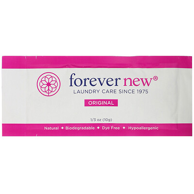 Forever New Fabric Care Wash, Granular, Original, 0.33 oz (10 g)