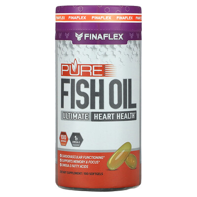 

Finaflex, Pure Fish Oil, 100 Softgels
