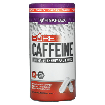 

Finaflex, Pure Caffeine, 200 mg, 100 Capsules